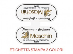 Etichette adesive chiudi busta (mm 46X45)  (cod.8N)
