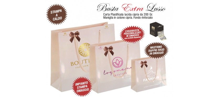 Shopper personalizzate LUSSO CIPRIA LUCIDO EXTRA