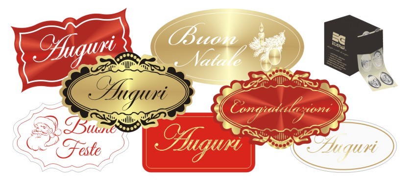Etichette adesive AUGURI, FESTIVITA' EVENTI