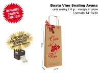 BUSTE IN CARTA MODELLO VINO SEALING AVANA 
