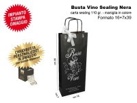 BUSTE IN CARTA MODELLO VINO SEALING NERO