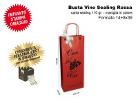 BUSTE IN CARTA MODELLO VINO SEALING ROSSO