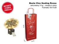 BUSTE IN CARTA MODELLO VINO SEALING ROSSO
