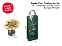 BUSTE IN CARTA MODELLO VINO SEALING VERDE