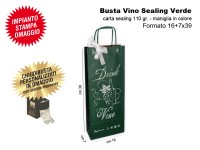 BUSTE IN CARTA MODELLO VINO SEALING VERDE