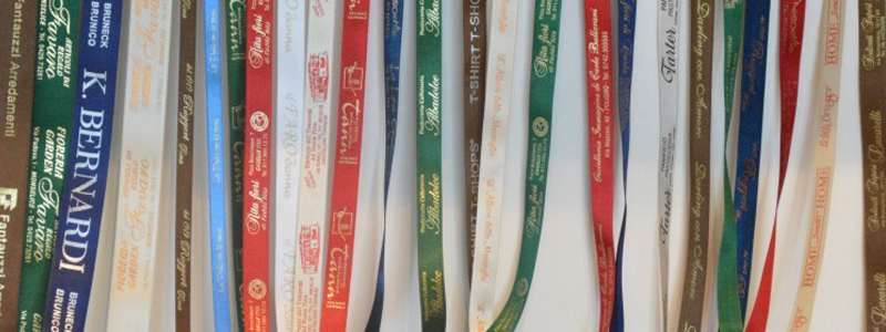Nastri raso personalizzati
